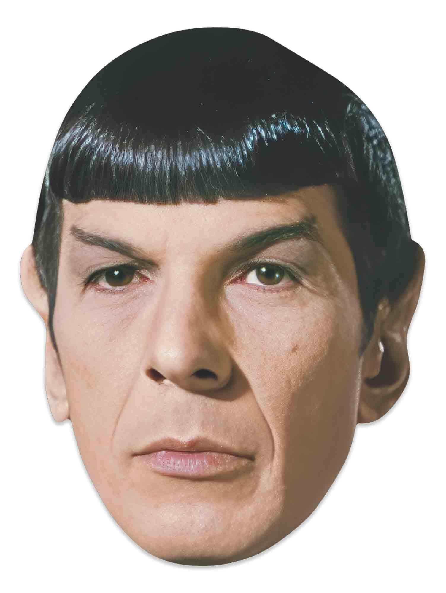 Star Cutouts SM510 Star Trek Spock Leonard Nimoy Cardboard Face Mask – Sci-Fi Costume Fancy Dress