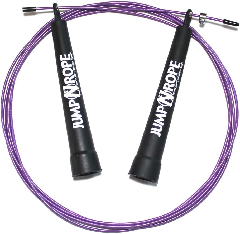 World Champion Speed Wire Jump Rope - #1 Best for Cross Training and Functional Fitness - Patented Technology - Fully Adjustable - Proudly Made in the USA by JumpNrope