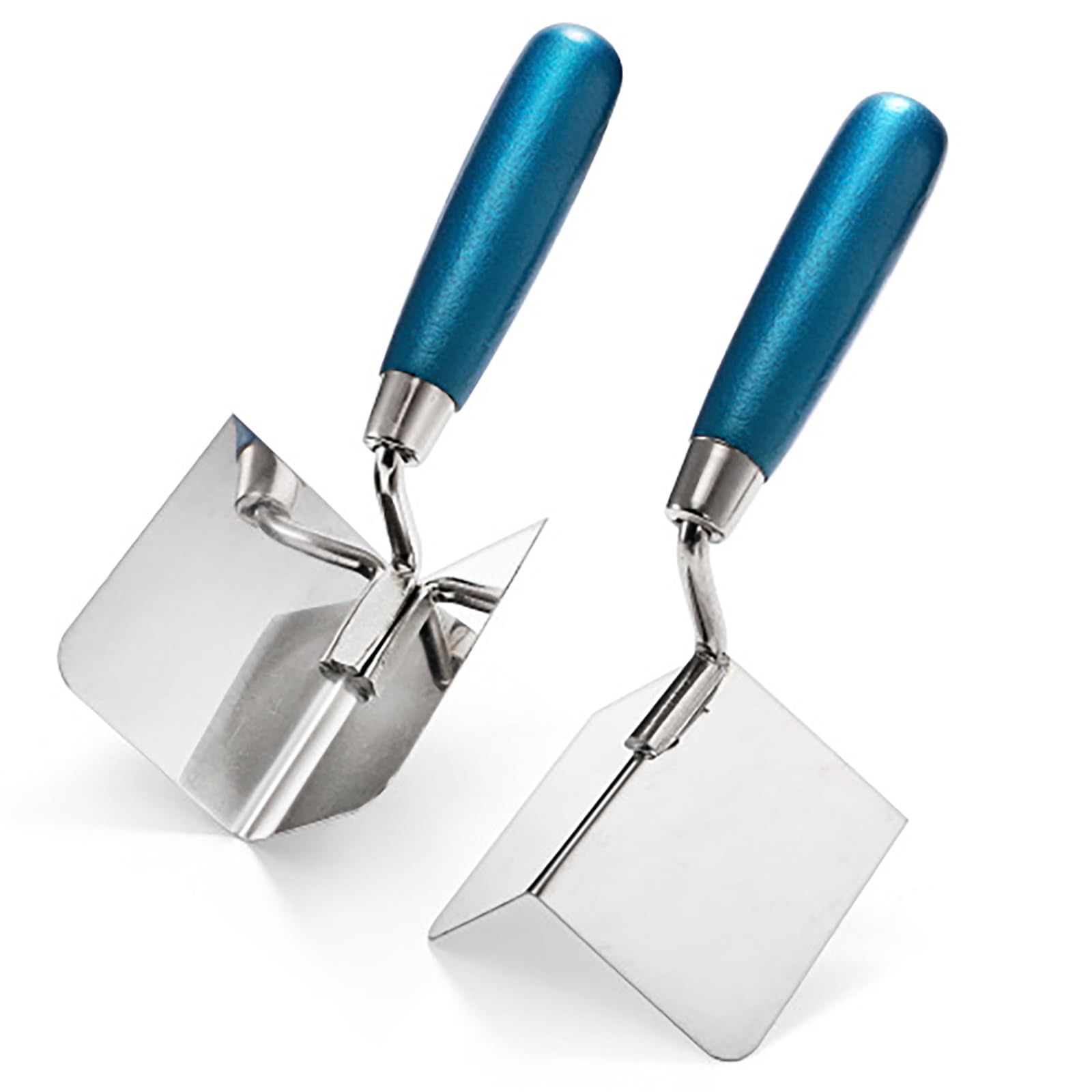 Alrens Corner Trowel Tool, 2-in-1 Inside & Outside Wall Corner Finishing Tool, Stainless Steel Corner Trowel plastering Trowel, plastering Tools for Drywall, Concrete, Bricklaying, Plastering & Wall