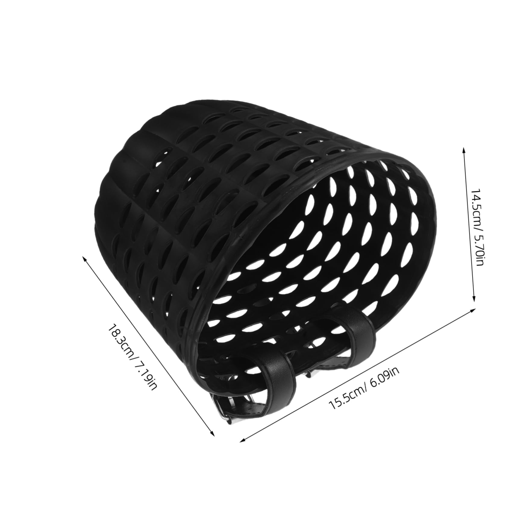 HEMOTON Bike Front Basket Durable Plastic Handlebar Storage for Boys Easy Install Accessory for Scooters Tricycles Balance Bikes for Snacks