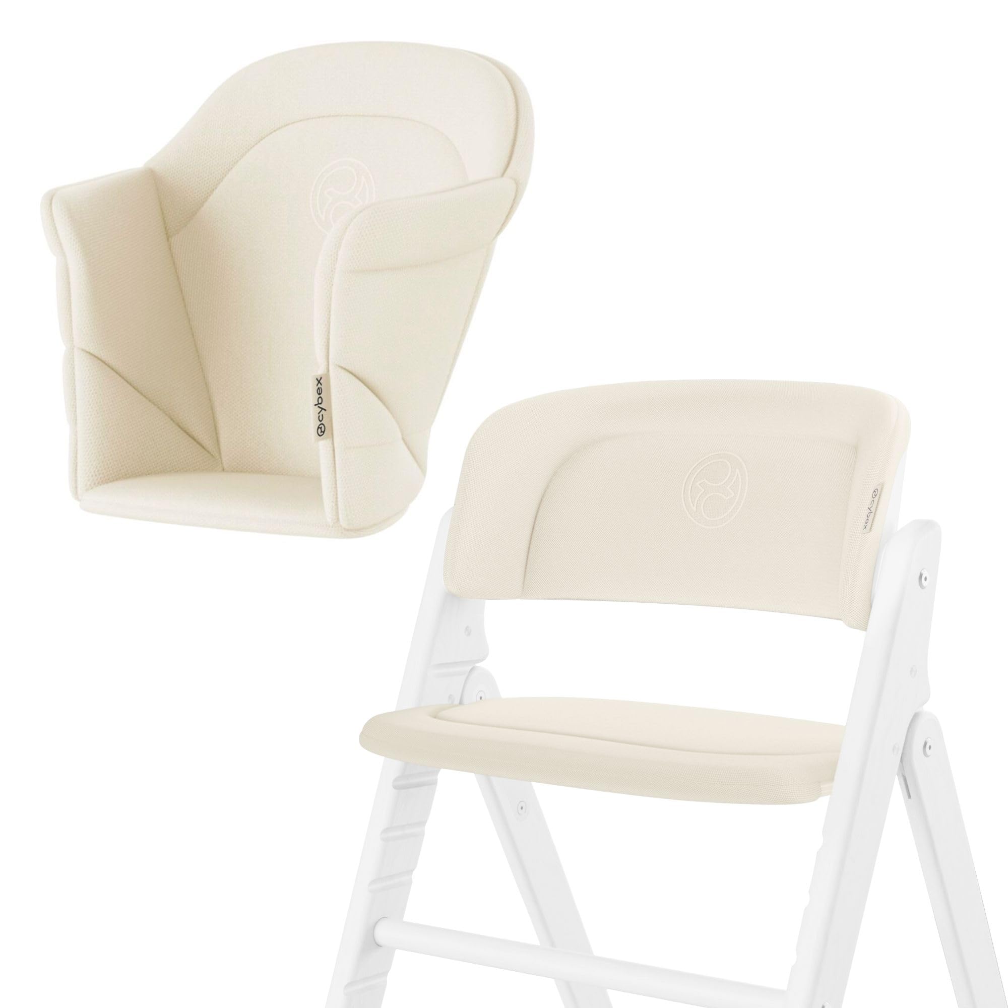 CYBEX Gold CLICK & FOLD Komforteinsatz, Für CYBEX CLICK & FOLD Baby Set und CLICK & FOLD Hochstuhl, Canvas White