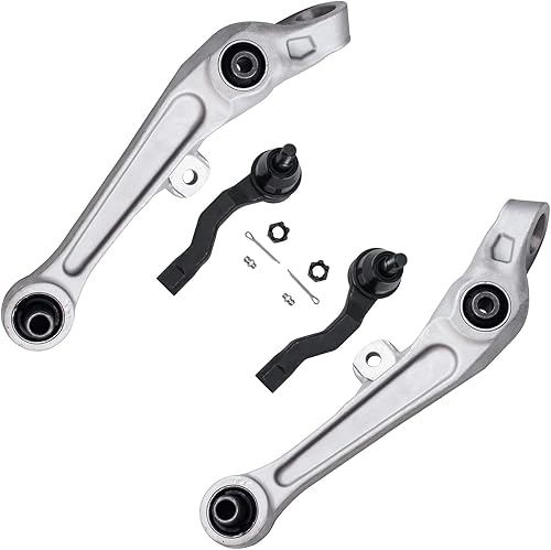 Miniatura 306 de Detroit Axle - Brazos de control delanteros inferiores con rótula + barras estabilizadoras de repuesto para Chrysler Dodge Intrepid 300M Concorde