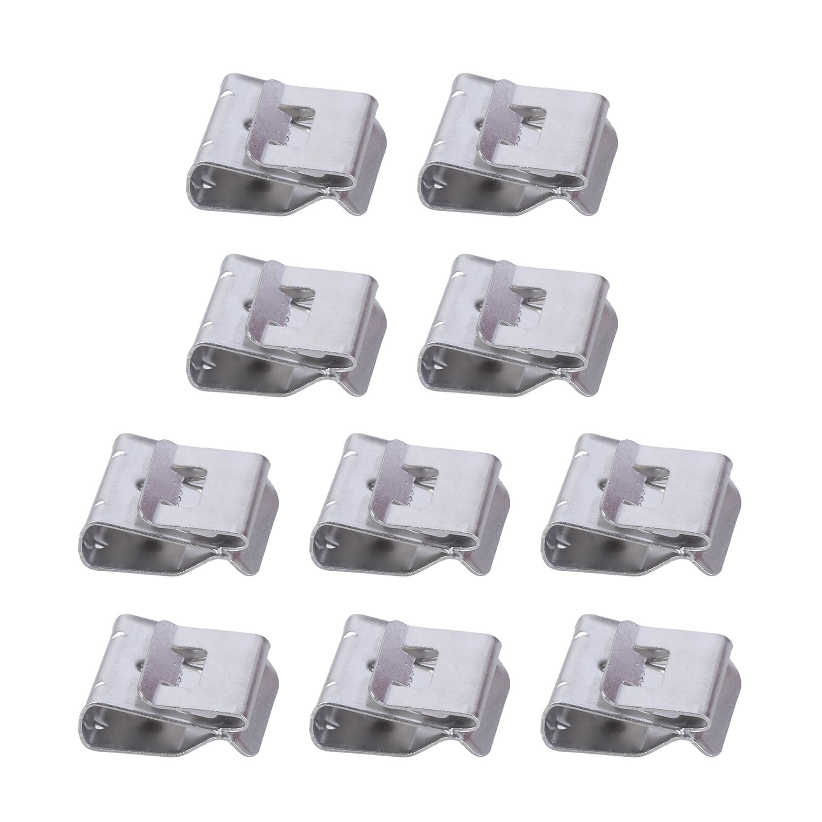 Paquete de 200 clips de cable de acero inoxidable para gestión de cables de paneles solares y organización eléctrica