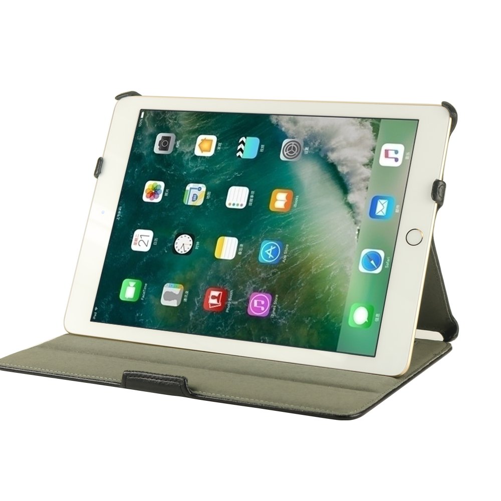 Navitech Czarny pokrowiec z wieloma podstawkami kompatybilny z iPad Pro 2 12.9 2017