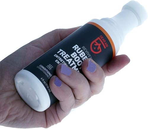 Miniatura 6 de GEAR AID Revivex - Kit de reparación de botas de goma, arreglar grietas y agujeros, protección UV, acondicionador de neopreno y Aquaseal SR