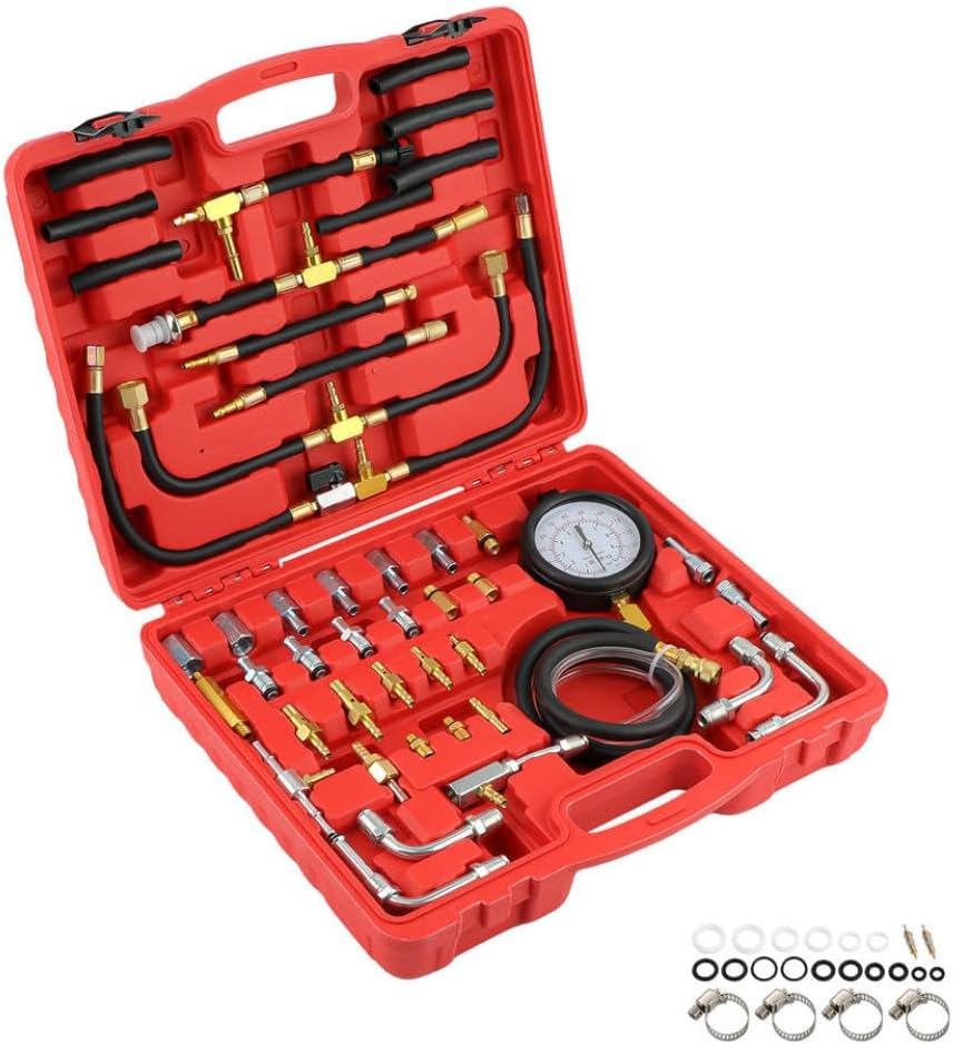 Universal Upgraded Fuel Injection Pump Pressure Tester Gauge Diagnostic Tool Set Engine Test Tool Kit