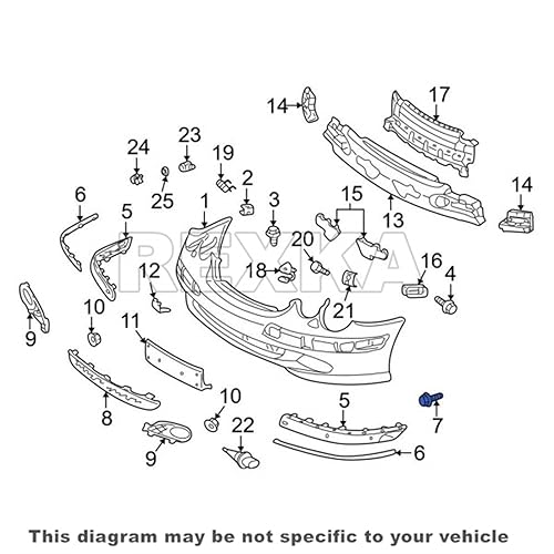 Miniatura 6 de Rexka 20 unids Fender Liner Parachoques Piso Pan Splash Sheet Metal Tornillo para Mercedes 201-990-05-36 W124 S124 W201 W202 W210 CL Clase E Clase