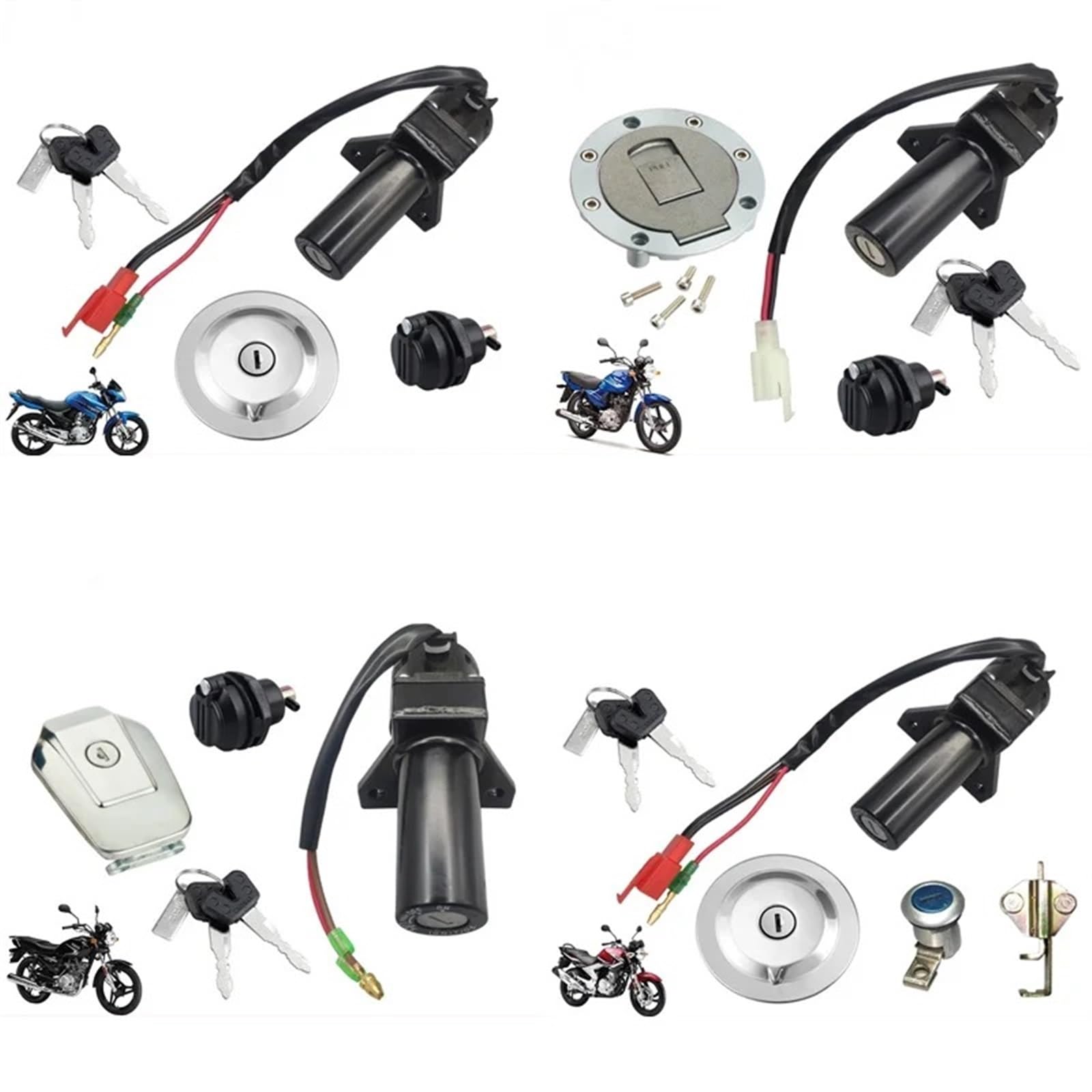 Amazon | イグニッション キーシリンダー J・イアン・彼女 YBR125用