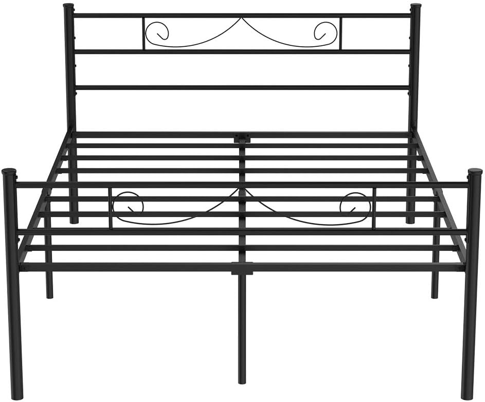 Close-up view of the bed frame's edge, showing how the frame encloses the mattress to prevent slipping.