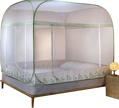 - Mosquito Net Tent for Single/Double Beds, Self-Standing Tent for Camping, Folding Portable 3 Open Door Mosquito Net W/Fully Enclosed Net Bottom, for Adults Trip,1.8m6ft