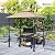 Outsunny 8' x 5' Grill Gazebo, Double Tiered Outdoor BBQ Gazebo with LED Light, 2 Side Shelves, Hooks and Bottle Opener for Patio Deck Yard, Dark Brown