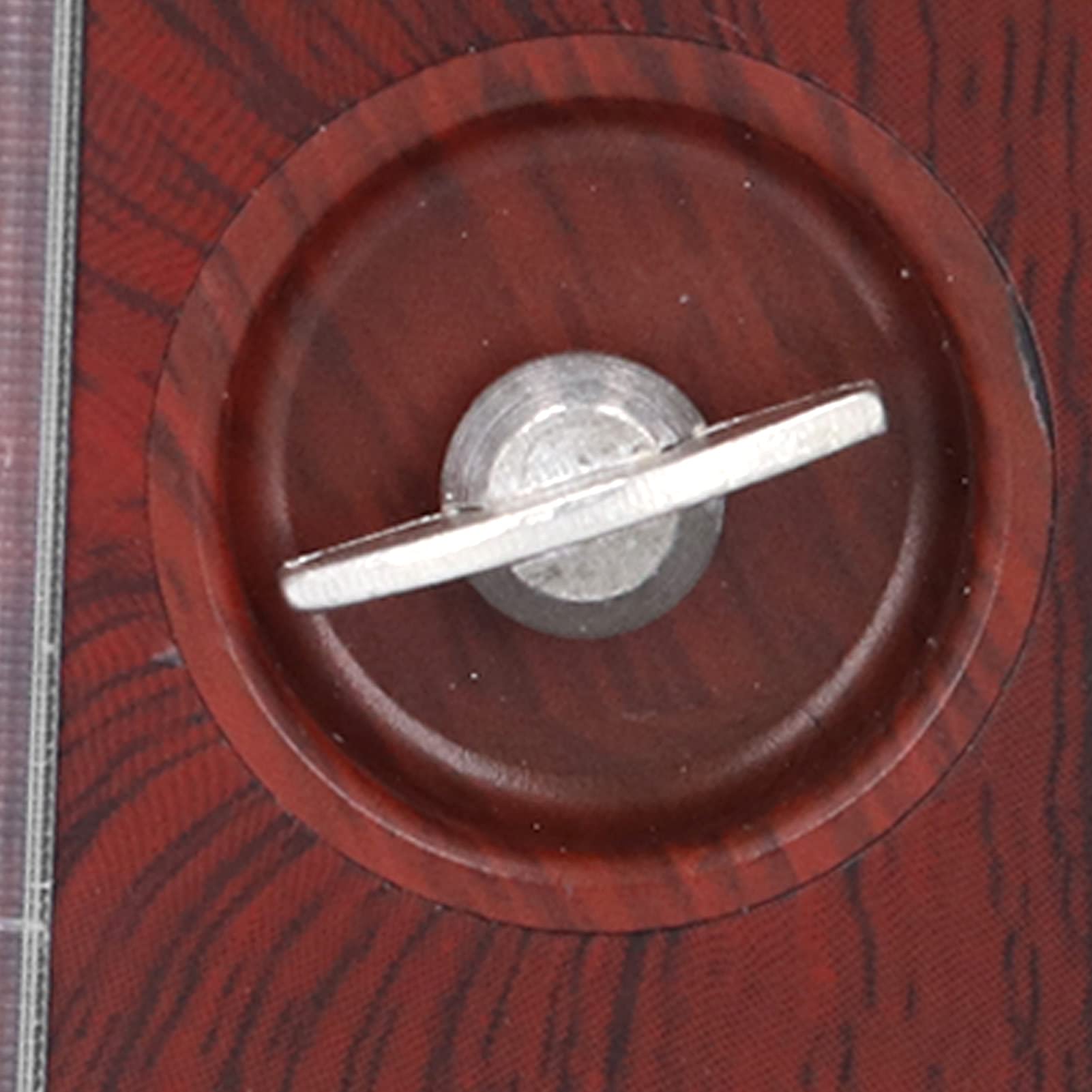 Mini Métronome Mécanique, Universel Portable Traditionnel pour Piano Ukeulele Guitare Violon (Vin rouge)