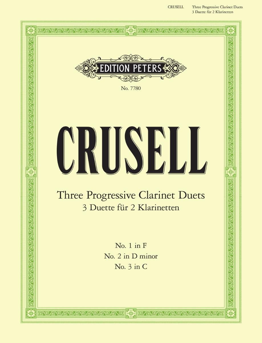 Crusell: Progressive Duets for Two Clarinets (Complete in one Volume) (EP7780)