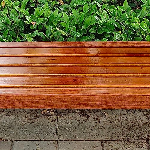 Banco de madera resistente para exteriores de 1,2m para jardines 5
