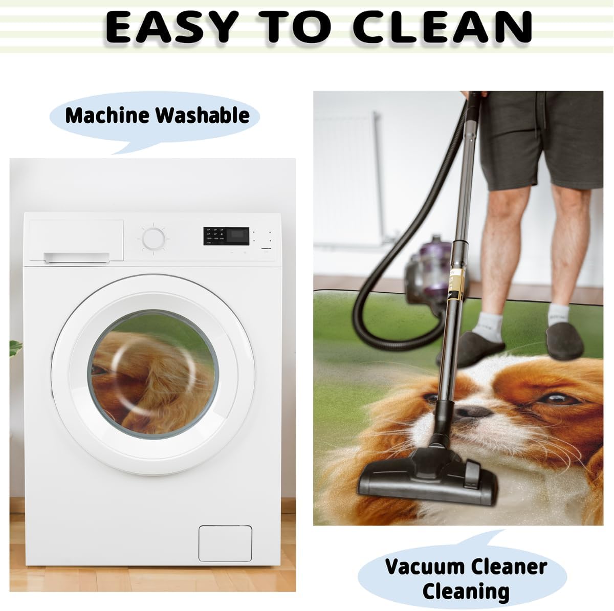 Bathroom Rug Mat 48”x72”/4’x6’, Non Slip Rug Pads for Hardwood Floors and Tiles, Reusable and Washable Tape for Area Rugs, Dual Sided Adhesive Gripper Keep Corners Flat