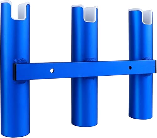 Miniatura 3 de Soporte de caña de pescar de aluminio montado en la pared para barco, garaje y marina - Sostiene cañas y postes