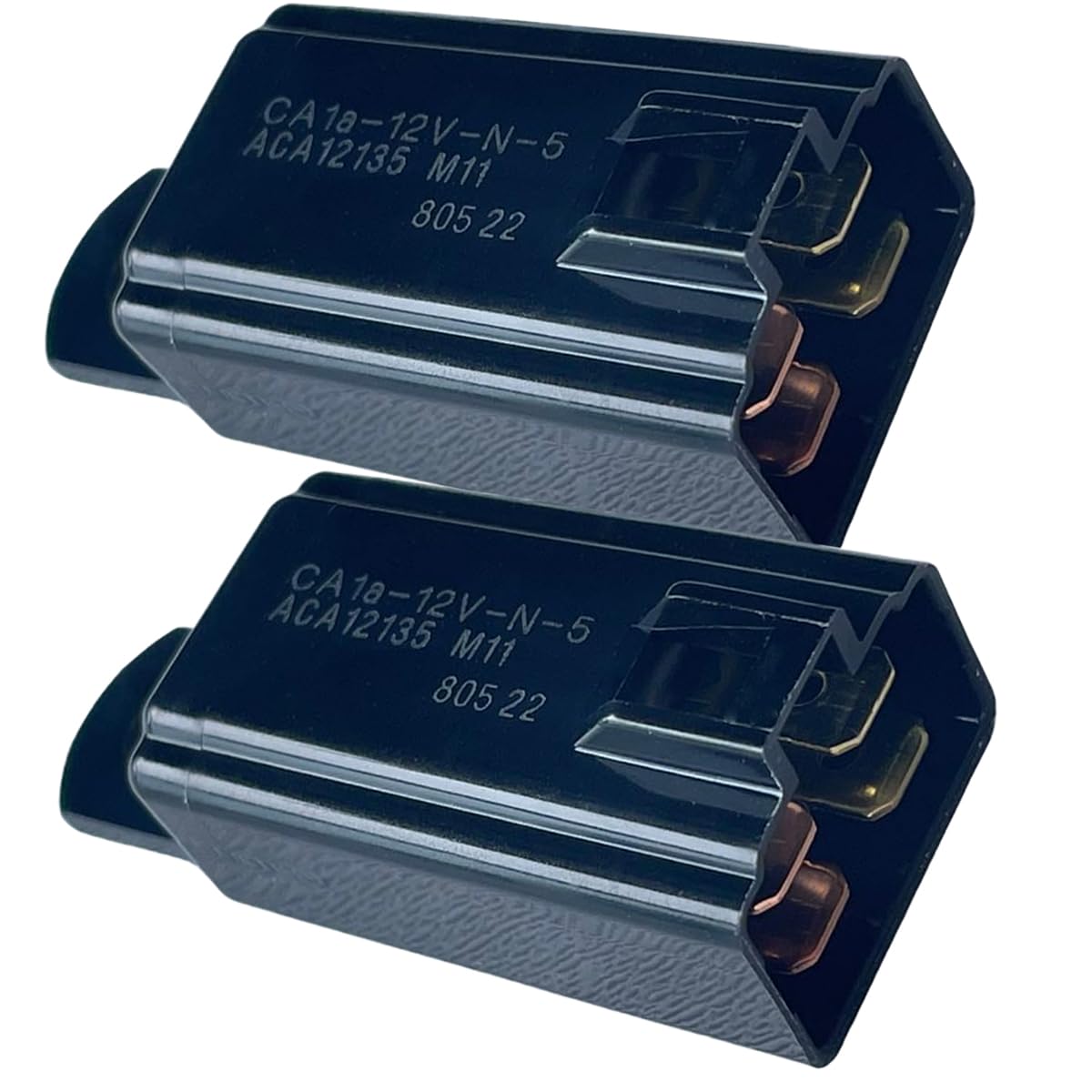 2PCS CA1A-12V-N-5 ACA12115 SPST Relay 12V 4-Pin Automotive Relay fit for Kubota Tractor Fuel Shutoff Solenoid, for Yamaha ATV, Motorcycle Starter Systems