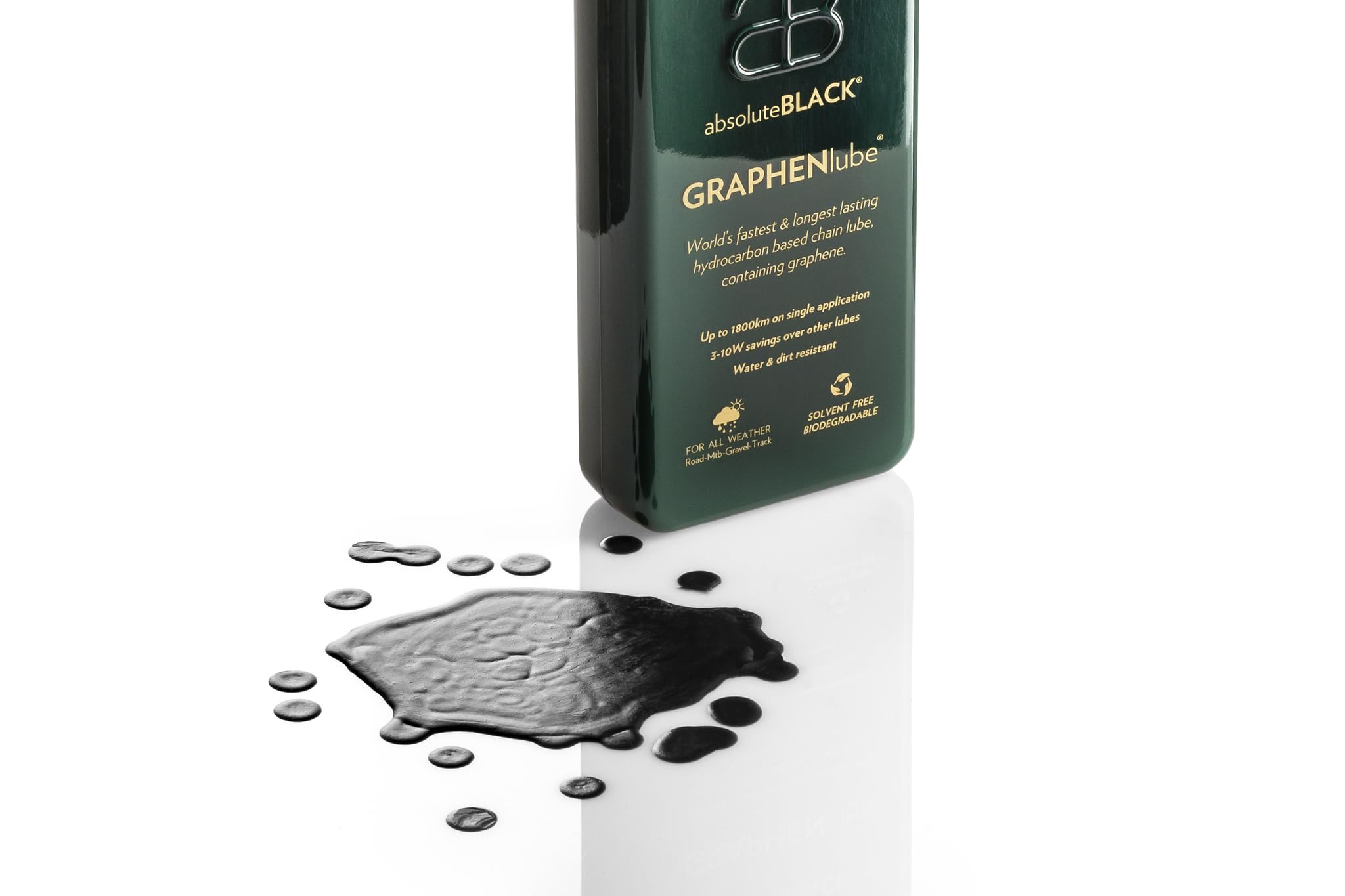 absoluteBLACK Graphenlube Kettenwachs-Schmiermittel, 50 ml
