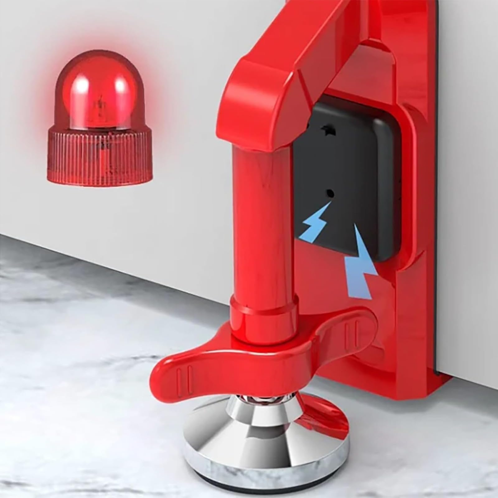 Topes de puerta de alarma de seguridad, cerradura de puerta portátil, bloqueador de puerta antirrobo de viaje, seguridad de habitación de hotel, apartamento, dispositivos de soporte de puerta de