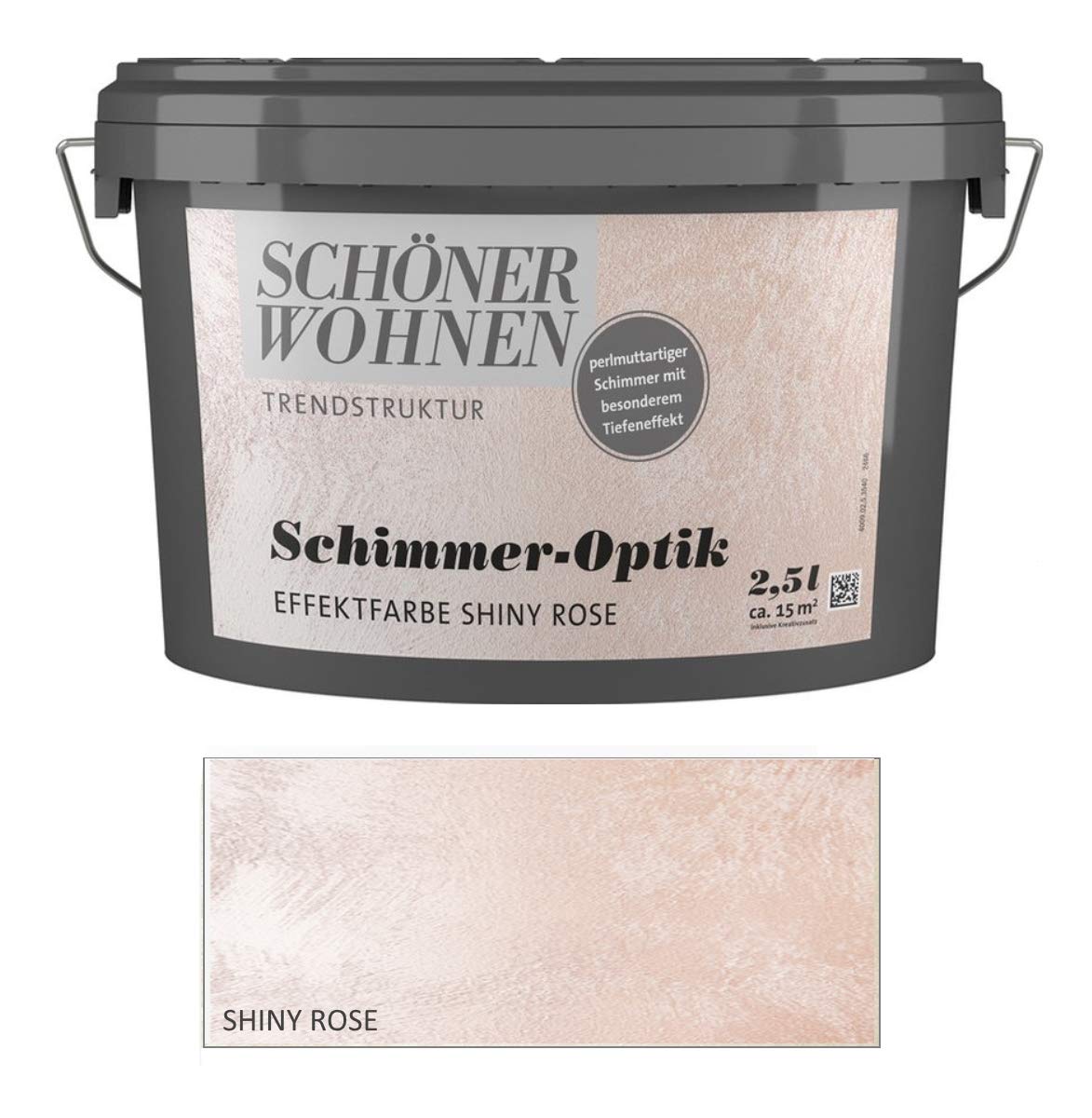 Schöner Wohnen Schimmer-Optik Effektfarbe Shiny Rose – 2,5 L