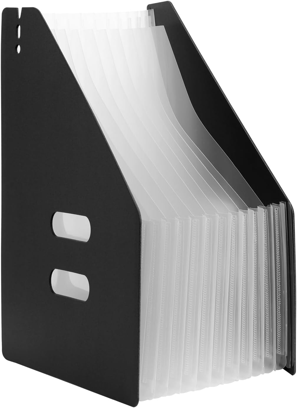 Songaa Accordian File Organizer 13 Pockets Black