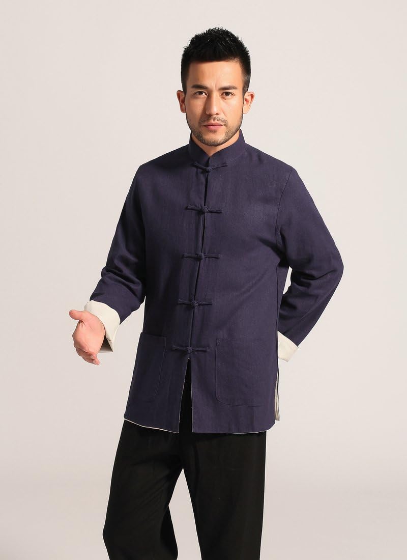ZooBoo Kung Fu Jacket Both Sides Wear Tops Martial Arts Long Jersey