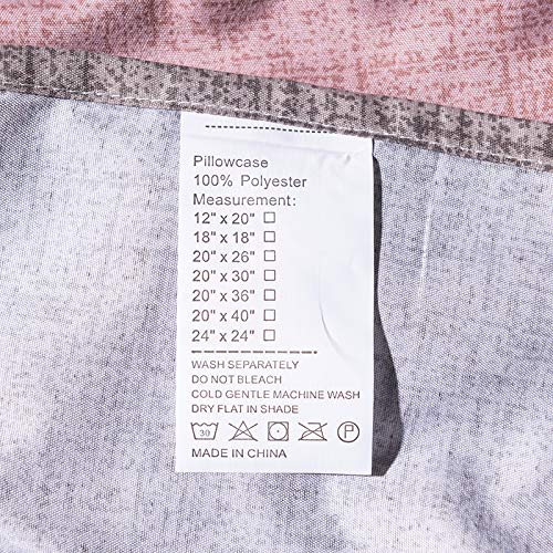Boqingzhu 2er Pack Kissenbezug 40x80cm Uni Altrosa Rosa Grau Anthrazit Hochwertig Wende Kopfkissenbezug 100% Microfaser - Image 8
