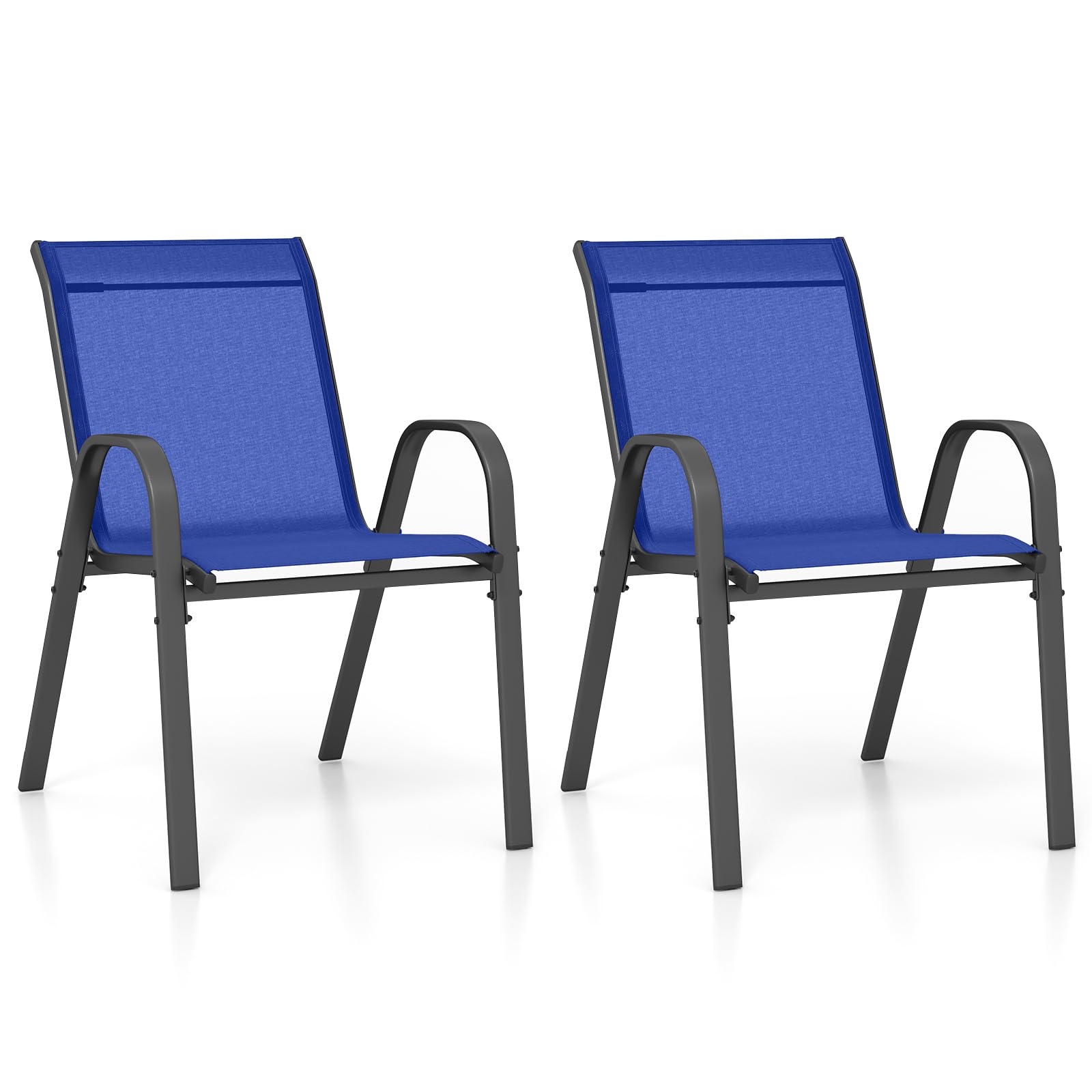 Outsunny 4-delige tuinmeubelset,polyrattan,met 2 enkele zitbanken en