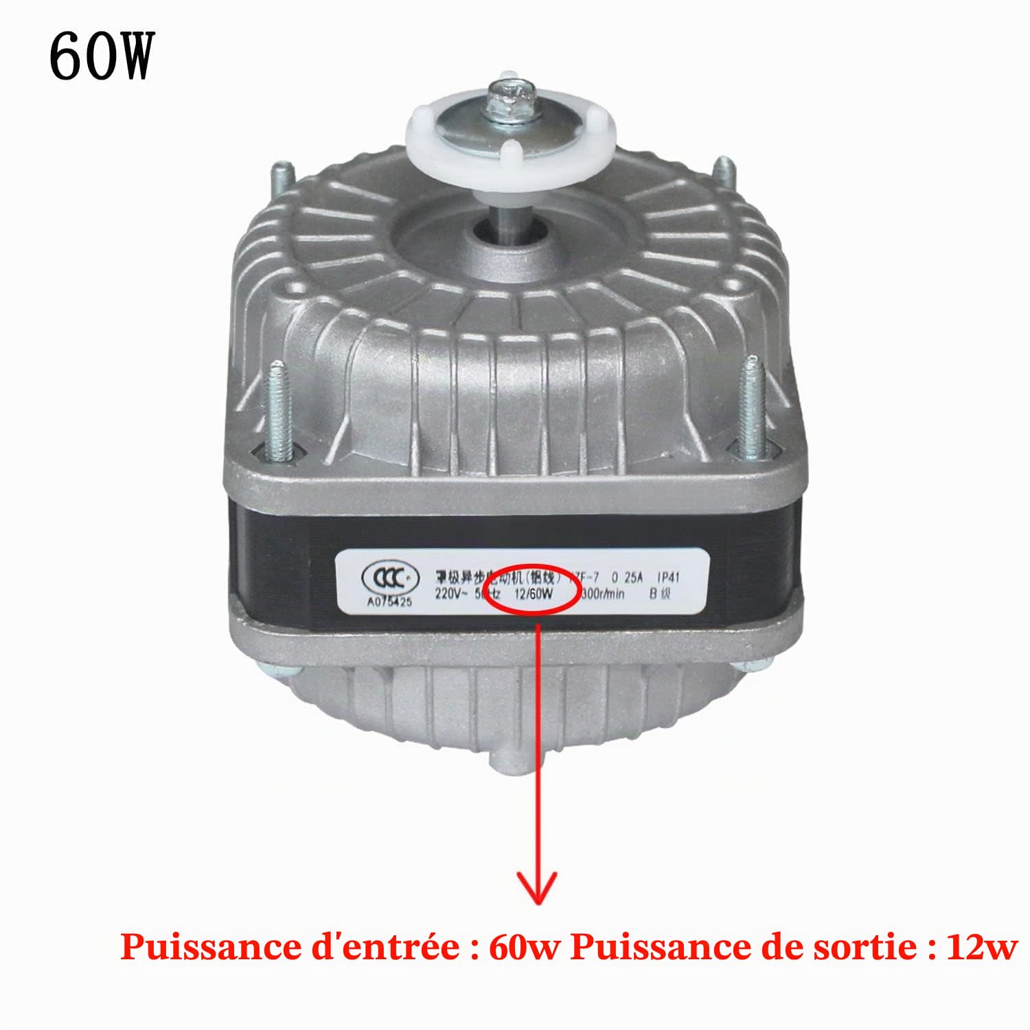 Ventilateur frigo 220v moteur refrigerateur congelateur frigo ventilé 25W 35W 40W 60W pour congelateur armoire froid ventile