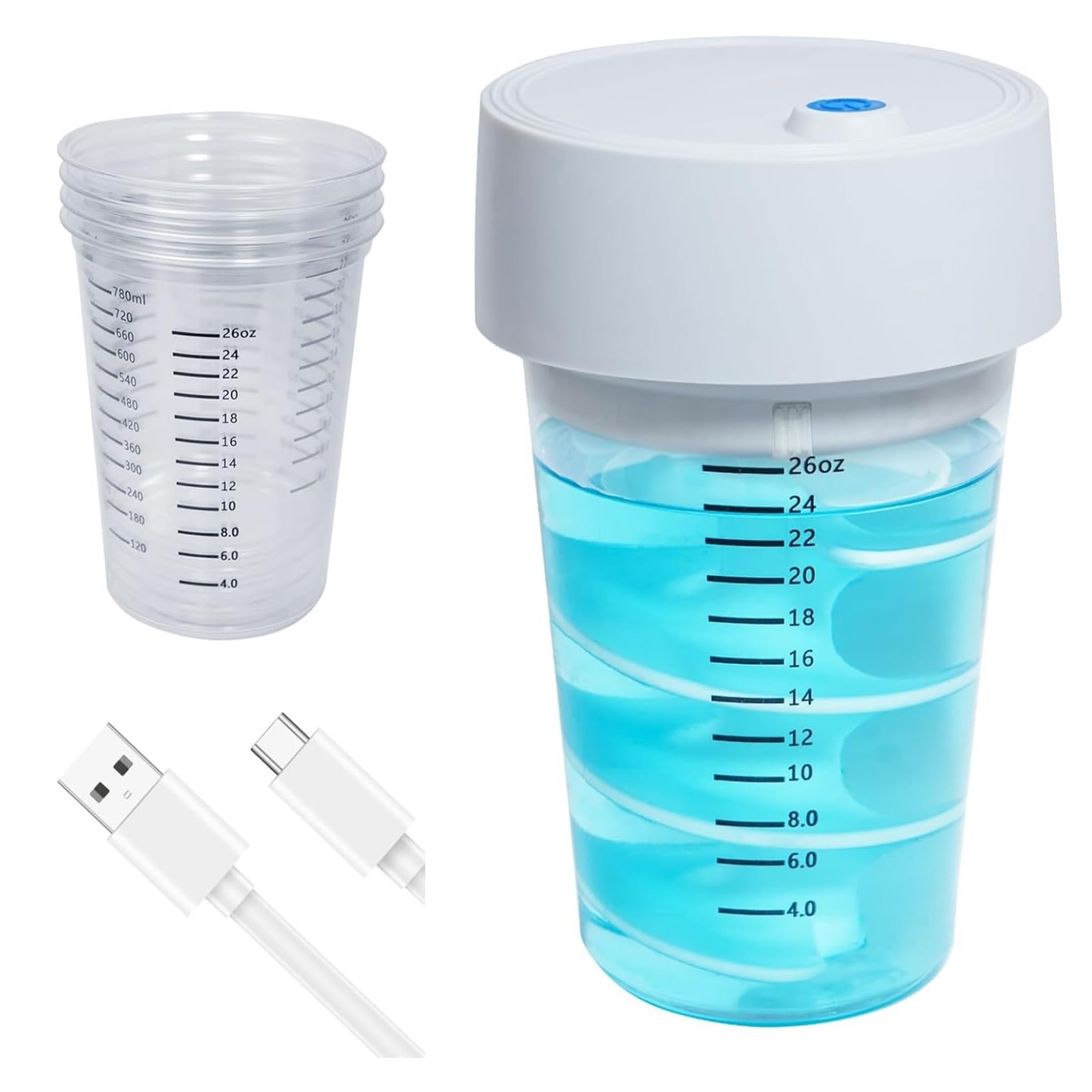 Kaeltsyn Easy Cleaning ABS Epoxy Resin Mixer Automatic Stirring Tool Electric Stirrer for Simple Maintenance After Each Use ABS Mixer