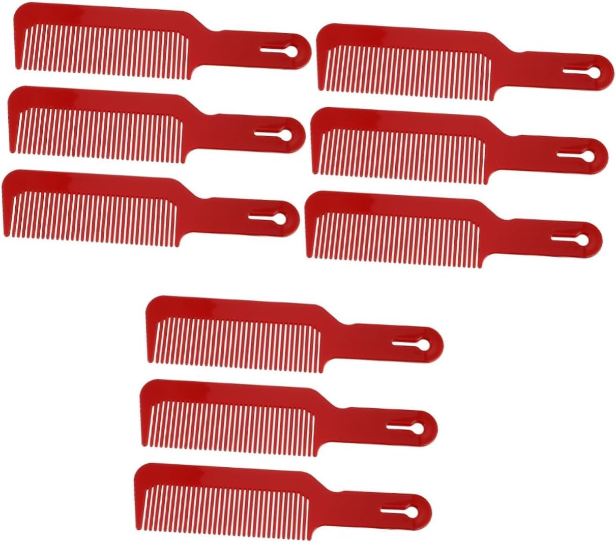 DFrywdgSEY Sandalwood Wooden Comb 6 pcs hairdressing comb wooden combs hair brush round sparse comb(Redx3pcs,21.8X4.9cmx3pcs)