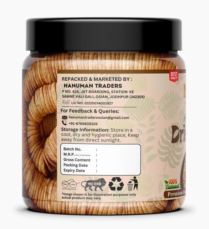 Image of MOM'S BRAND Premium Dried Afghani Anjeer 400 gm | Low in Fat | Anjeer Dry Fruits in Fresh | Healthy Snacks I Rich Source of Vitamins Dietary Fiber | Dry Figs