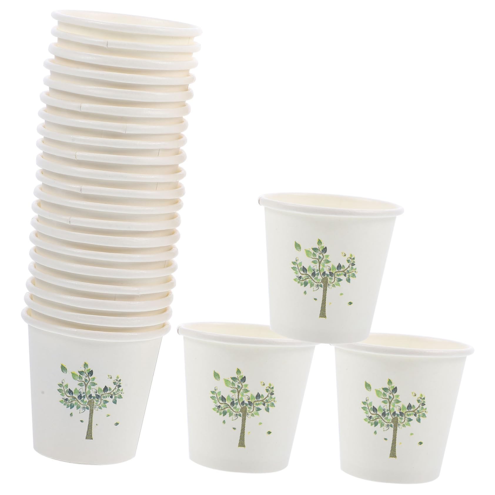 OUNONA Gobelets à Boire Jetables 3 Oz 60ml en Papier pour Dégustation