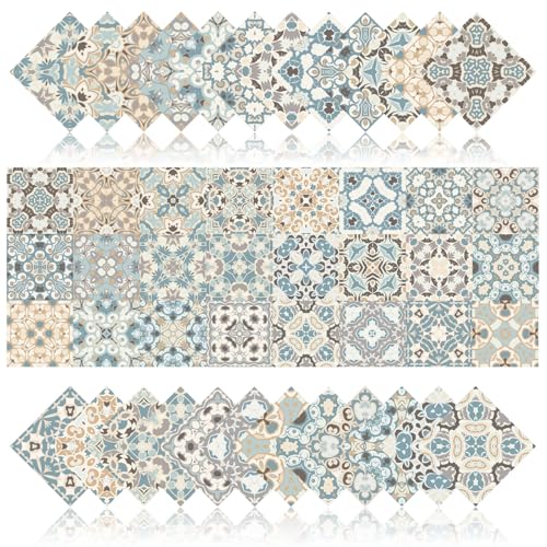 24-Pack Peel and Stick Backsplash Tiles, Moroccan...