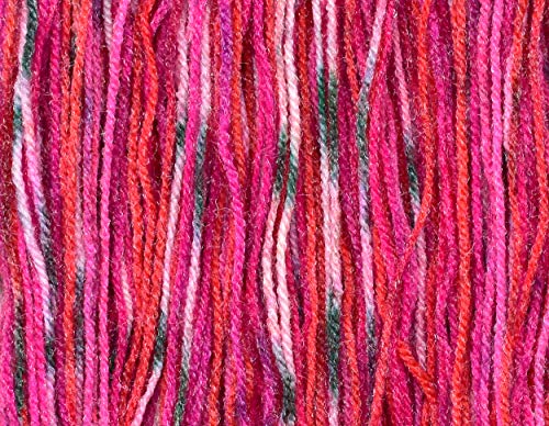 Image of M.G ENTERPRISE Marine Excel M.Cherry (300 gm) Wool Hank Hand Knitting Wool /Art Craft Soft Fingering Crochet Hook Yarn, Needle Knitting Yarn Thread Dyed