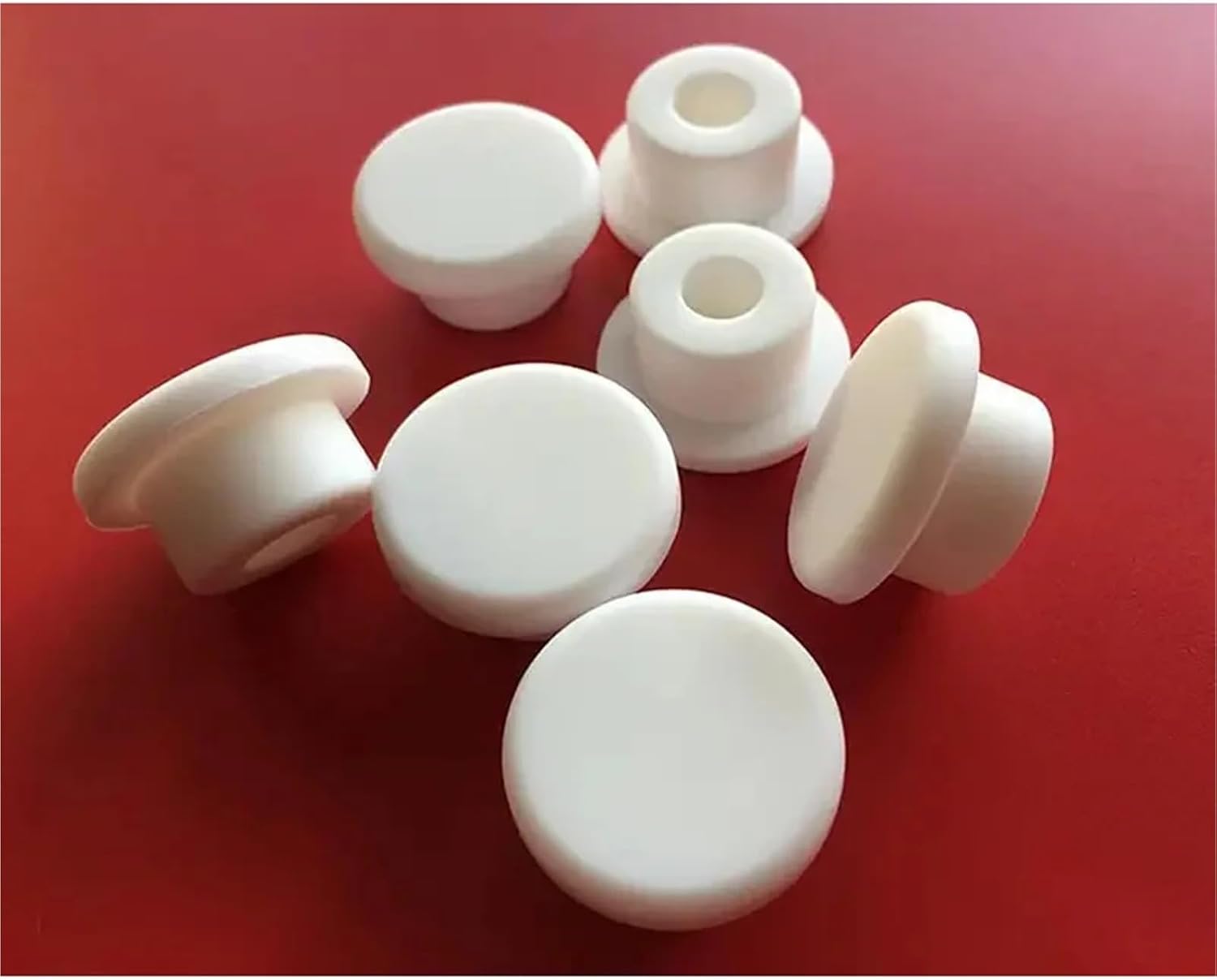 1/2/5Pcs Black Round Silicone Rubber Seal Bore 6.8mm-201.5mm Hole Plugs Blanking End Caps Seal T- Type Stopper(186.5mm (1pcs))