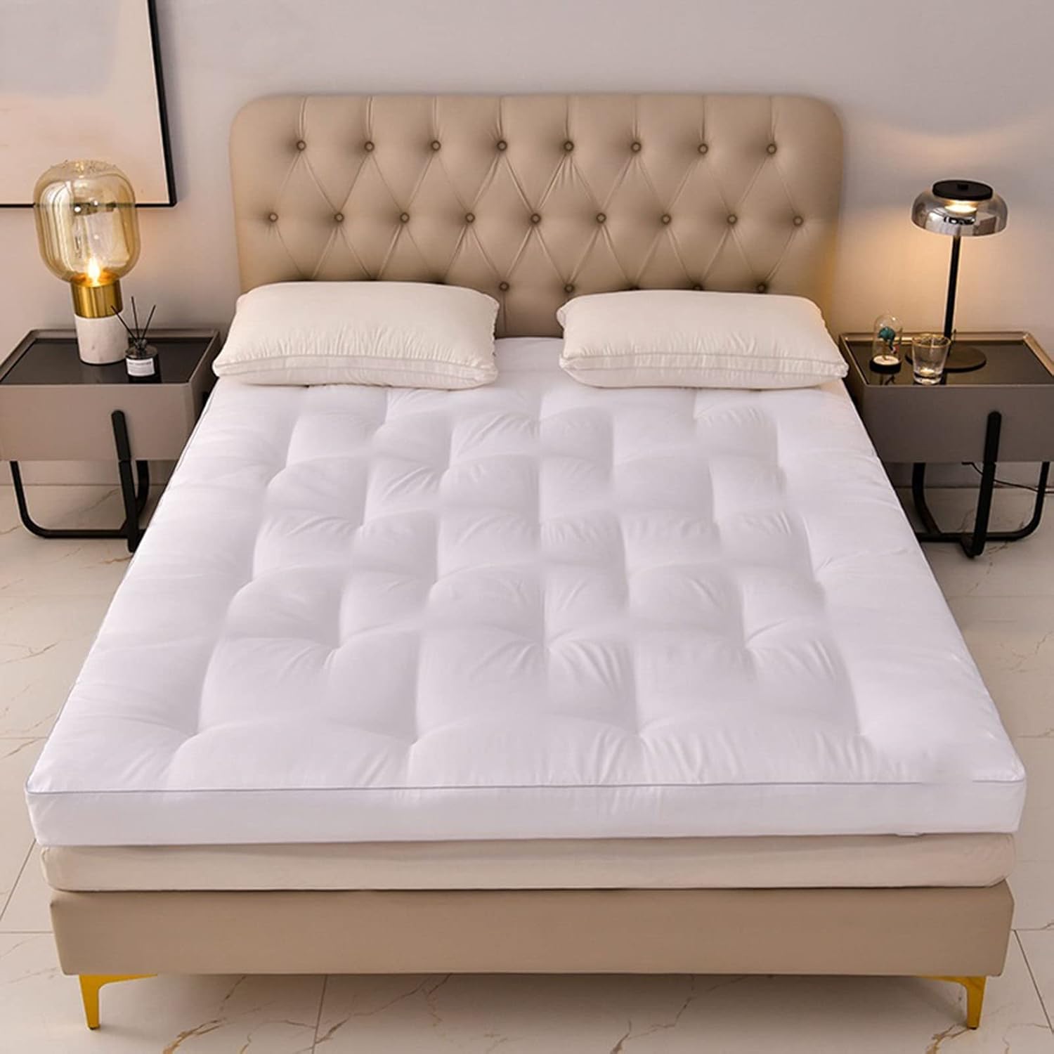 Konsilsa Japanese Futon Mattress, Futon Mattress Floor Mattress Mattress Pad Sleeping Pad Soft Cozy Roll Up Foldable Guest Bed Dorm (Color : Grey, Size : 150x200cm(59x79inch))