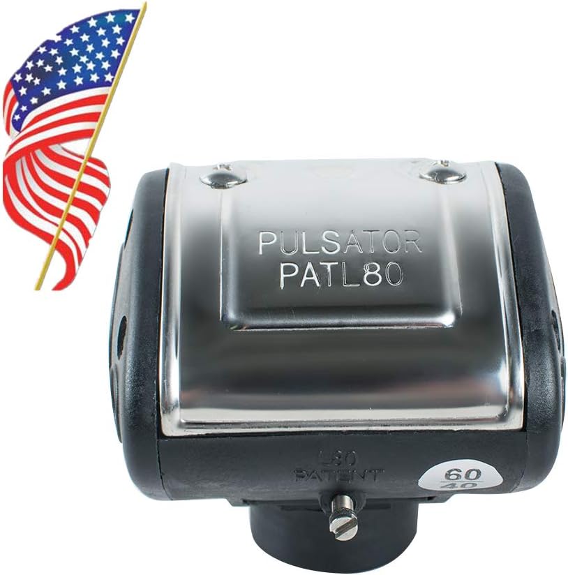 Denshine L80 Pneumatic Pulsator for Cow Milker Milking Machine Dairy Farm Milker 50-180 ppm Adjustable Speed - US Shipping