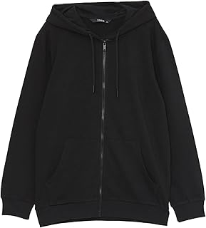 كارديجان من إل سي وايكيكي برقبة مقلنسة للرجال، تصميم عادي وأكمام طويلة، مصنوع من القطن والبوليستر