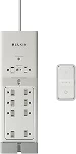 Belkin Conserve AV Switch with Energy-Saving AV Surge Protector and Remote