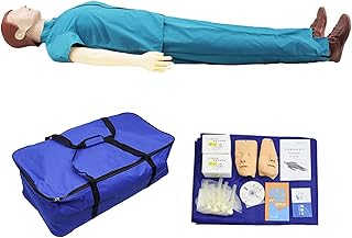 CPR Dummy Aed Defibrillator portable machine Full Body CPR Manikin Adult Training Manikin Kit for Doctor Nursing Training Medical Teaching