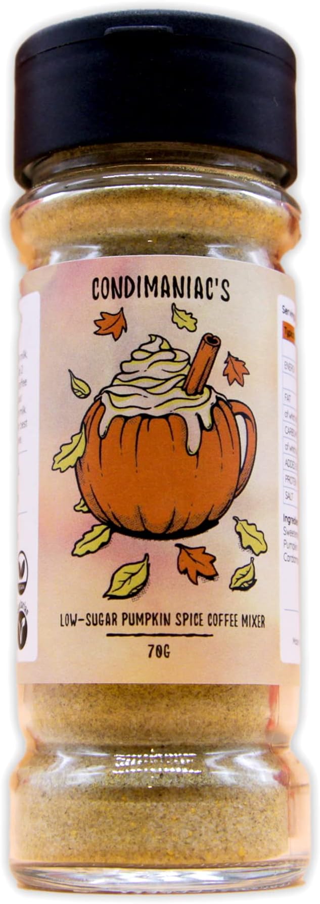 Low-Sugar Pumpkin Spice Coffee Mixer (70g)