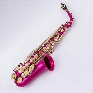 Saxofone Rose Red E Flat Alto Saxofone Tocando Sax Tipo Instrumentos Musicais Com Bocal E Estojo
