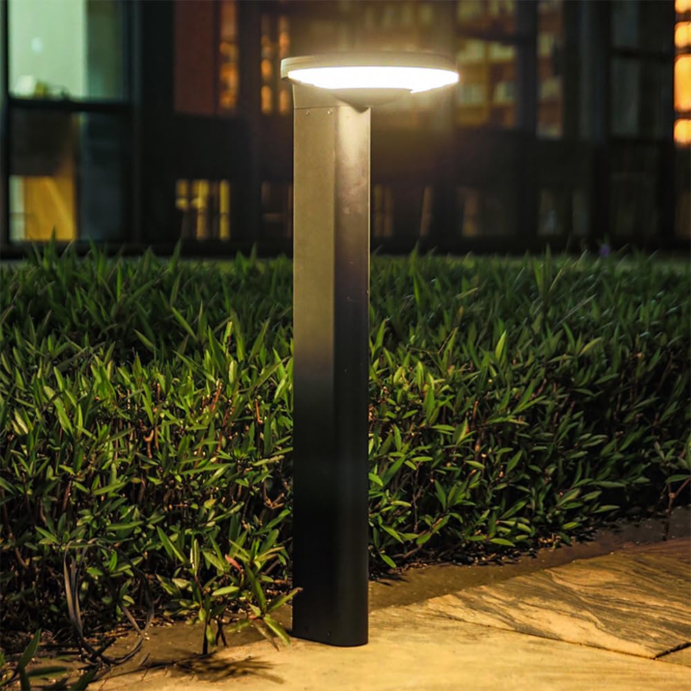 Lampada Solare da Giardino contemporanea, Impermeabile, per Ville, Giardini, Cortili, quartieri residenziali (Stile 19 B H60CM, 1 Pezzo)
