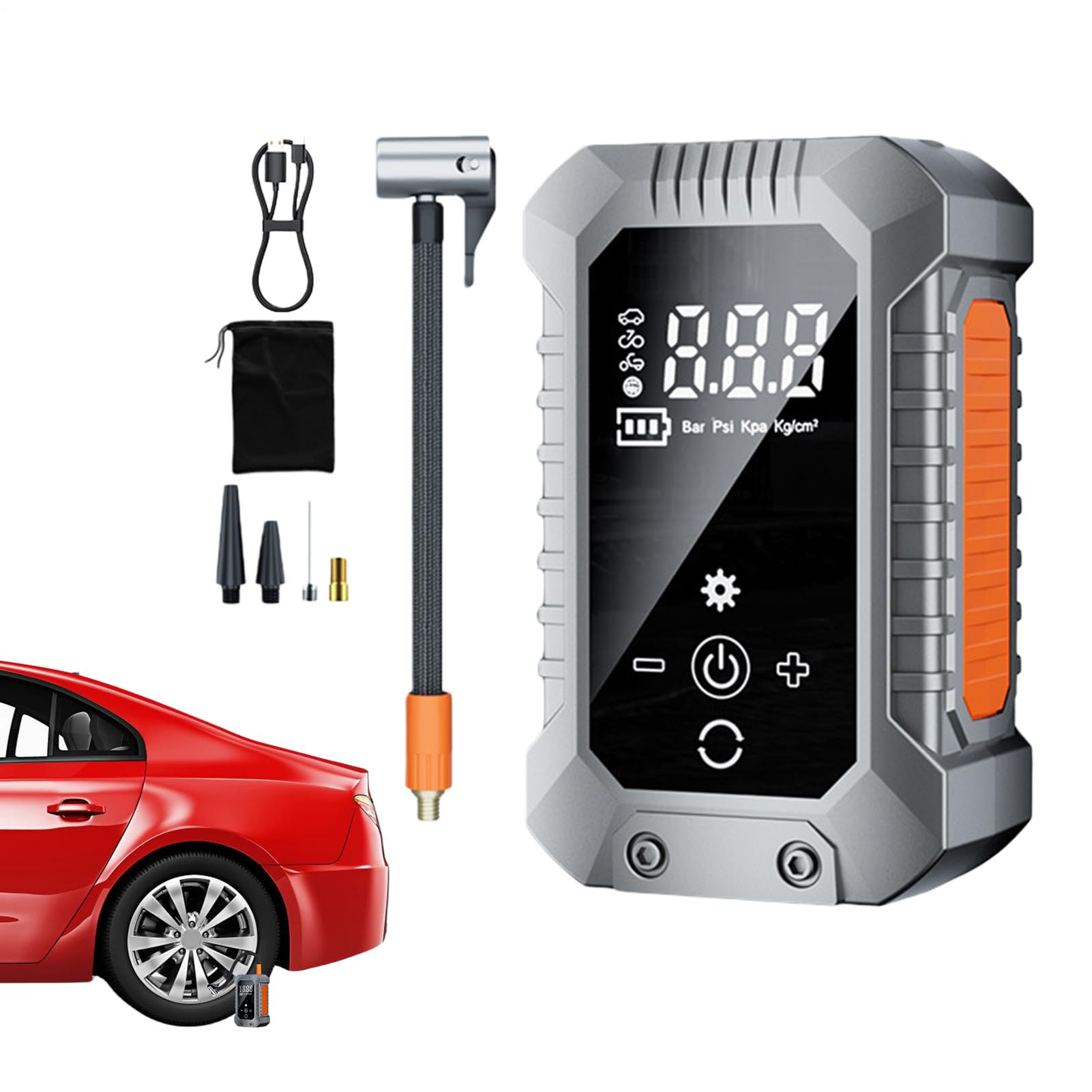 Gonfleur de pneus auto arrêt automatique électrique