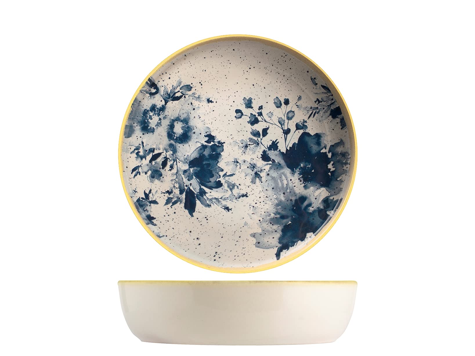 H&H 3241302 Indigo Deep Plate, Stoneware, 20 cm