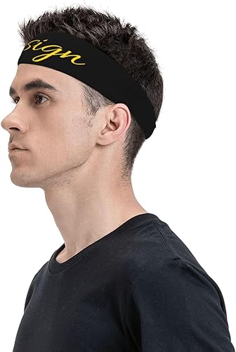 Miniatura 7 de Diadema deportiva de moda personalizada, banda para el cabello a prueba de sudor, logotipo de imagen personalizada, banda suave para el sudor, banda