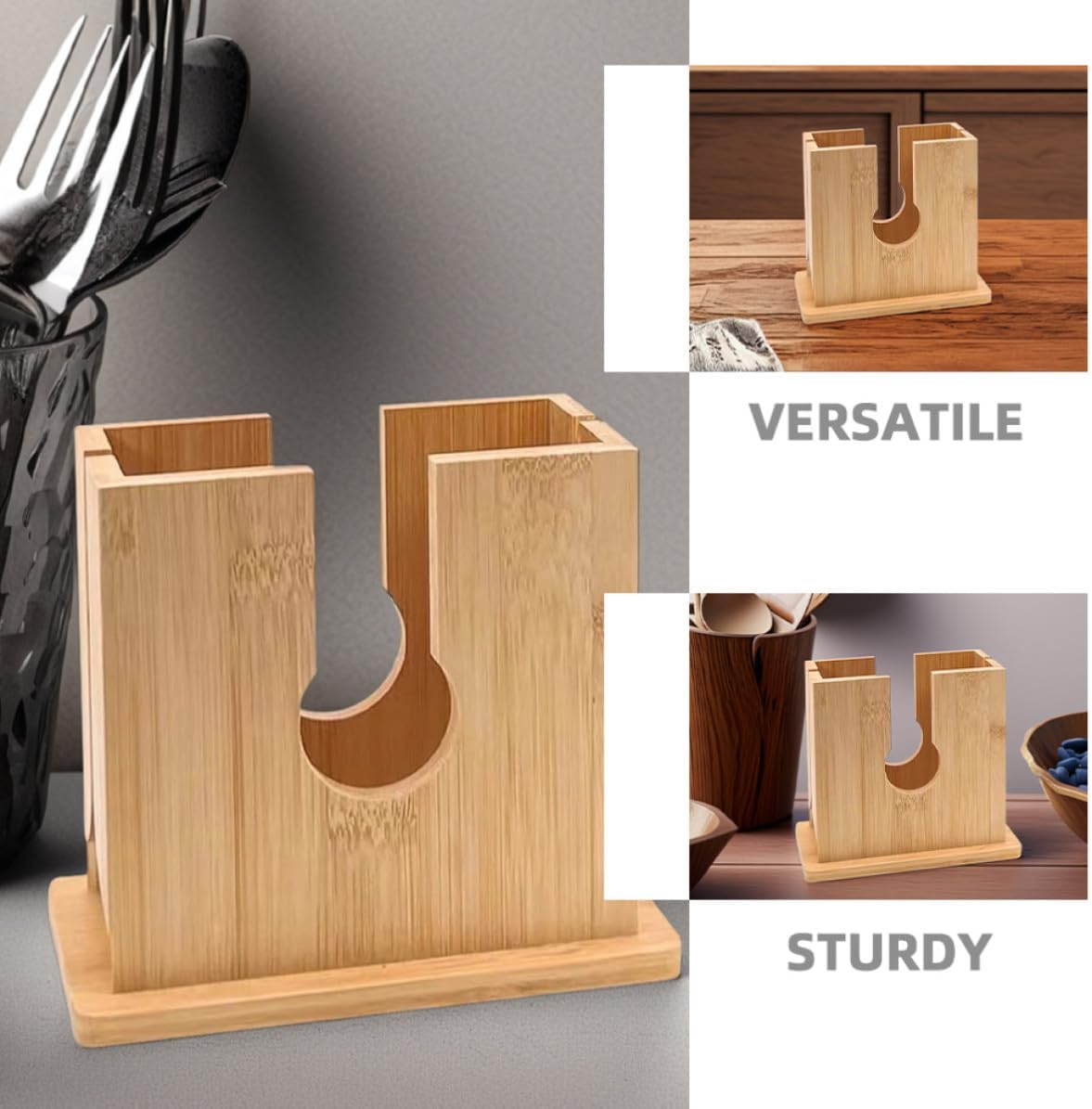 Wooden Bread Slicer Tool for Toast and Bread, Manual Kitchen Guide