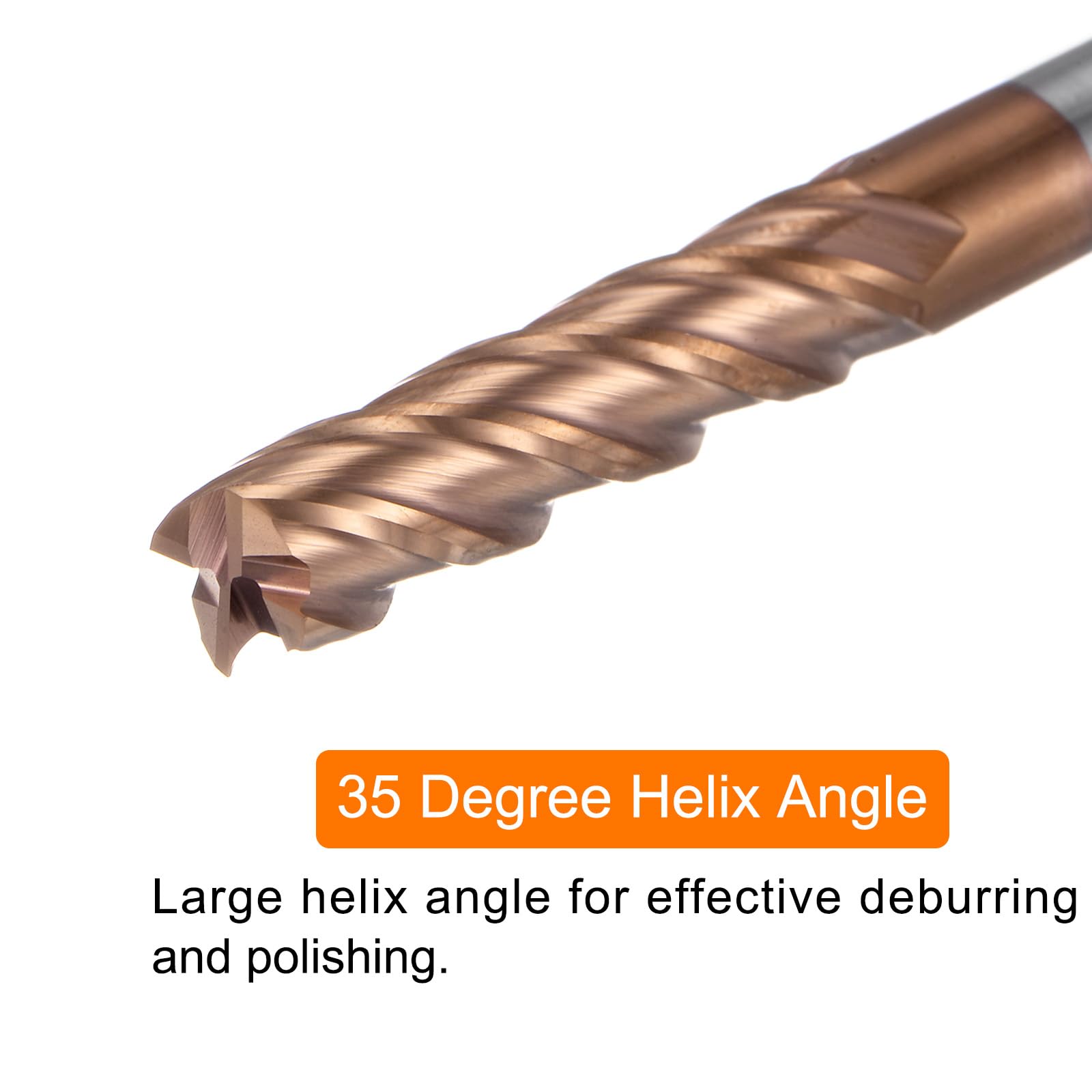 Amazon.co.jp: HARFINGTON 超硬スクエアエンドミル 直径8mm (5/16