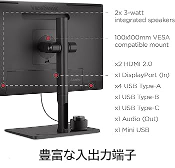 27型 4K ColorPro カラーマネージメントモニターVP2786-4K VP2786-4K 27型 4K ColorPro カラーマネージメントモニター
